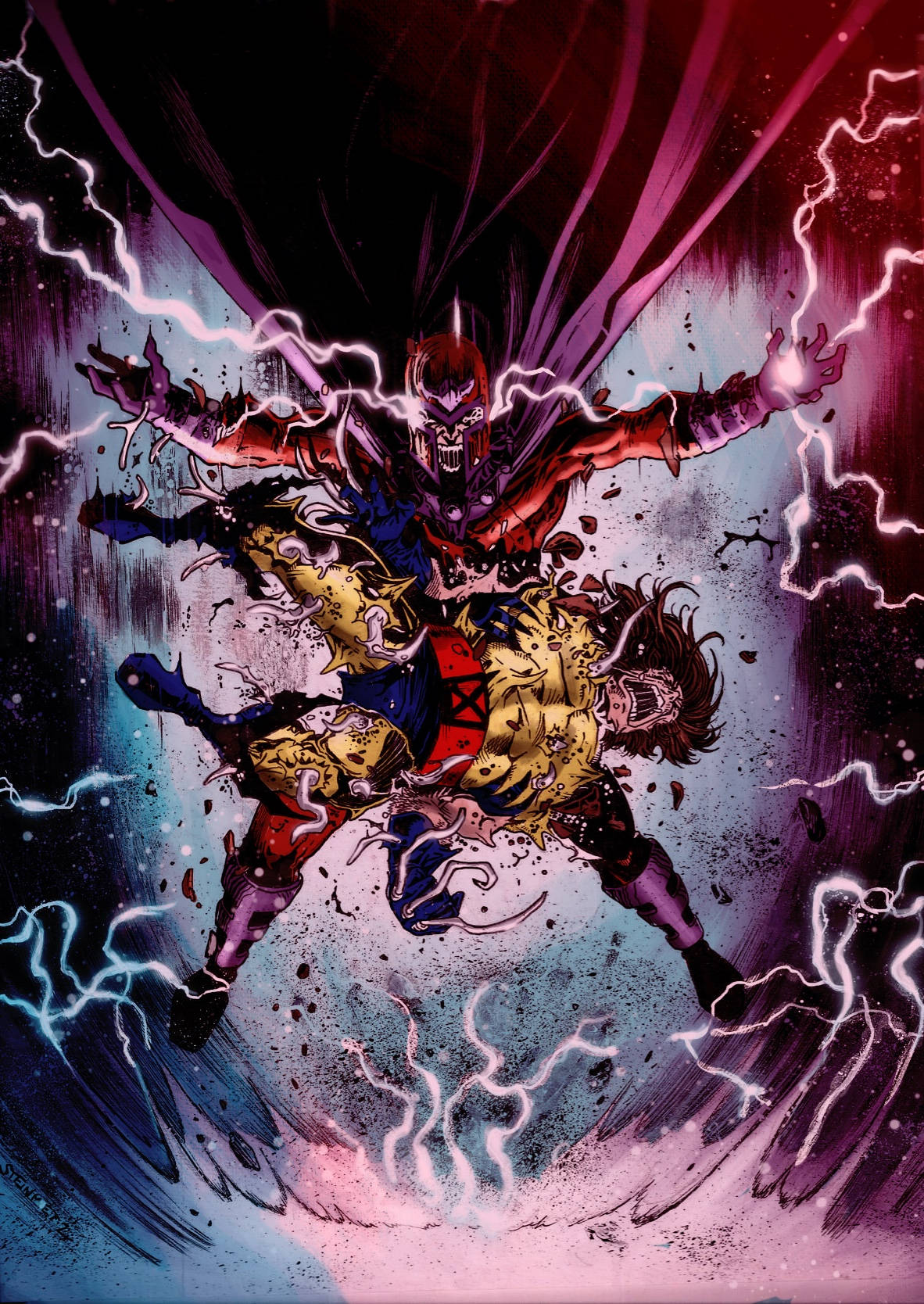Magneto Kills Enemy Wallpaper