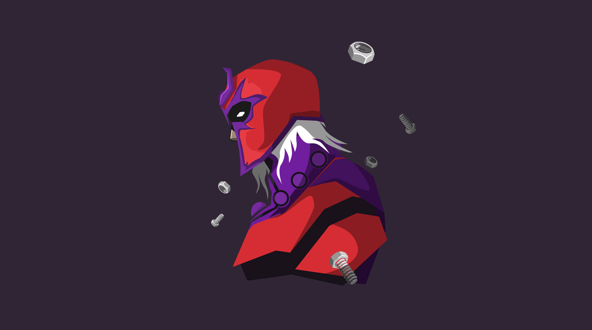 Magneto Side Profile Wallpaper