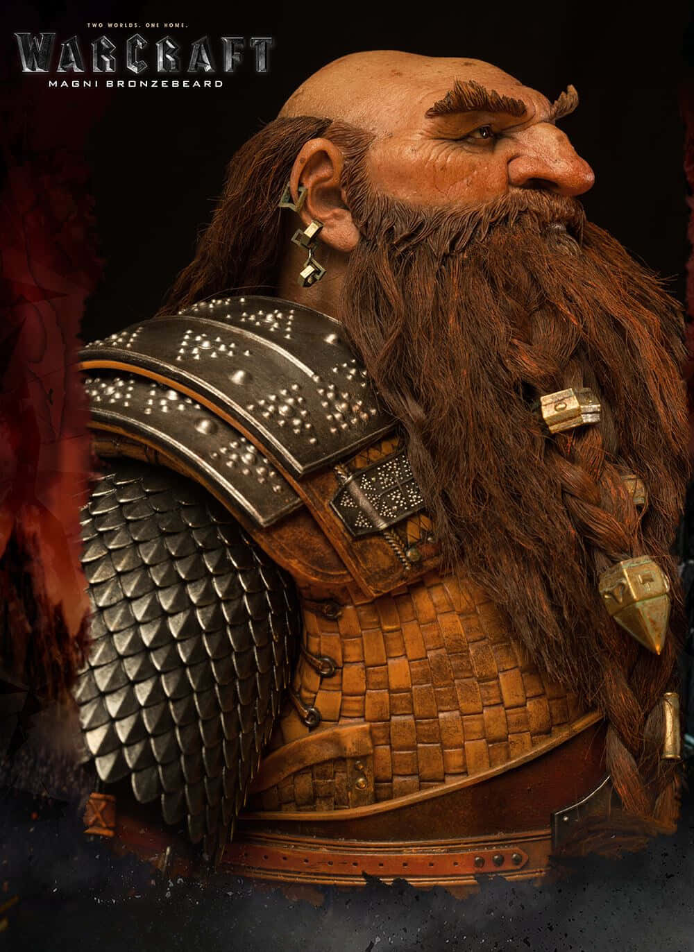 Magni Bronzebeard, Wielding His Hammer In World Of Warcraft Wallpaper