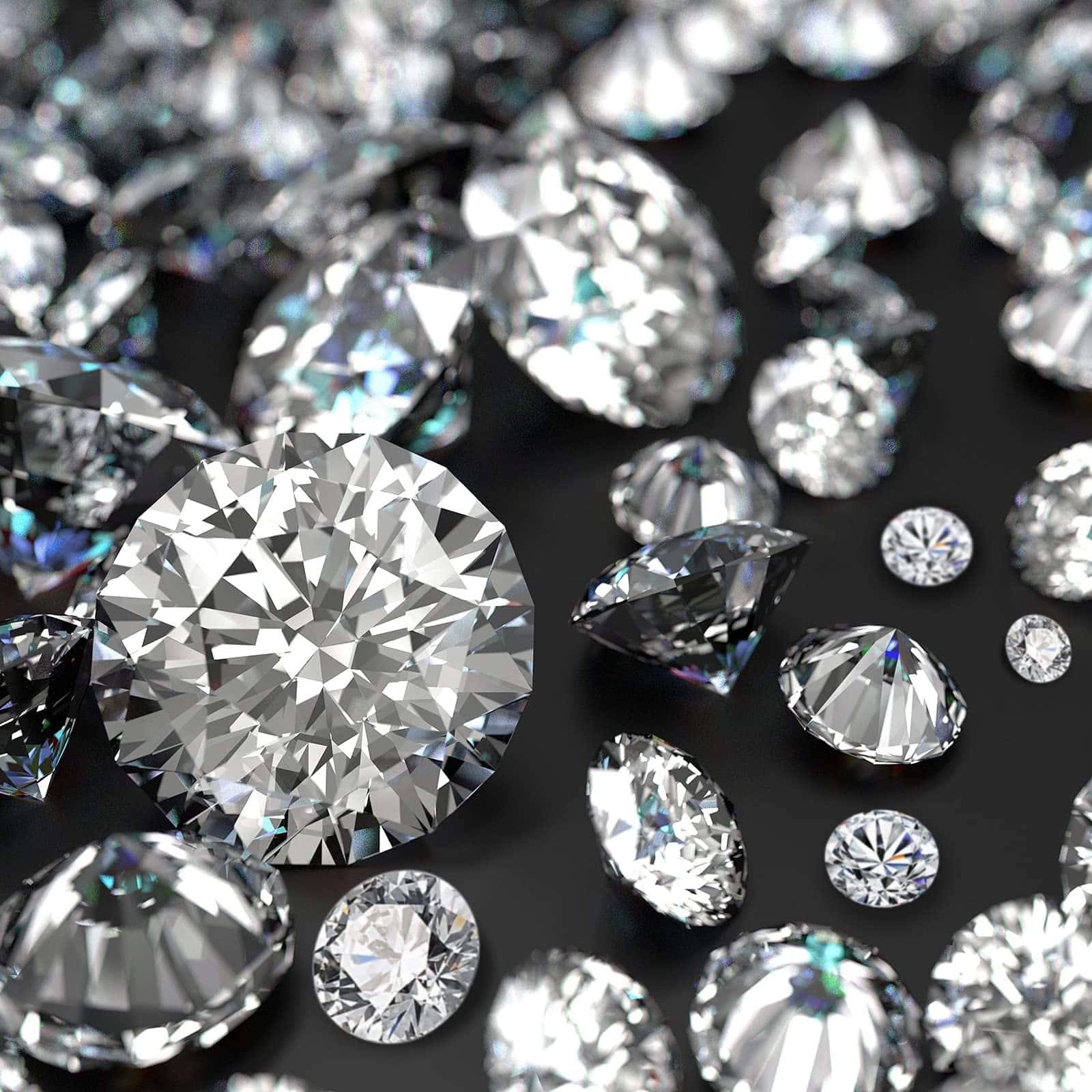 Magnificent Cluster Of Pure Diamonds
