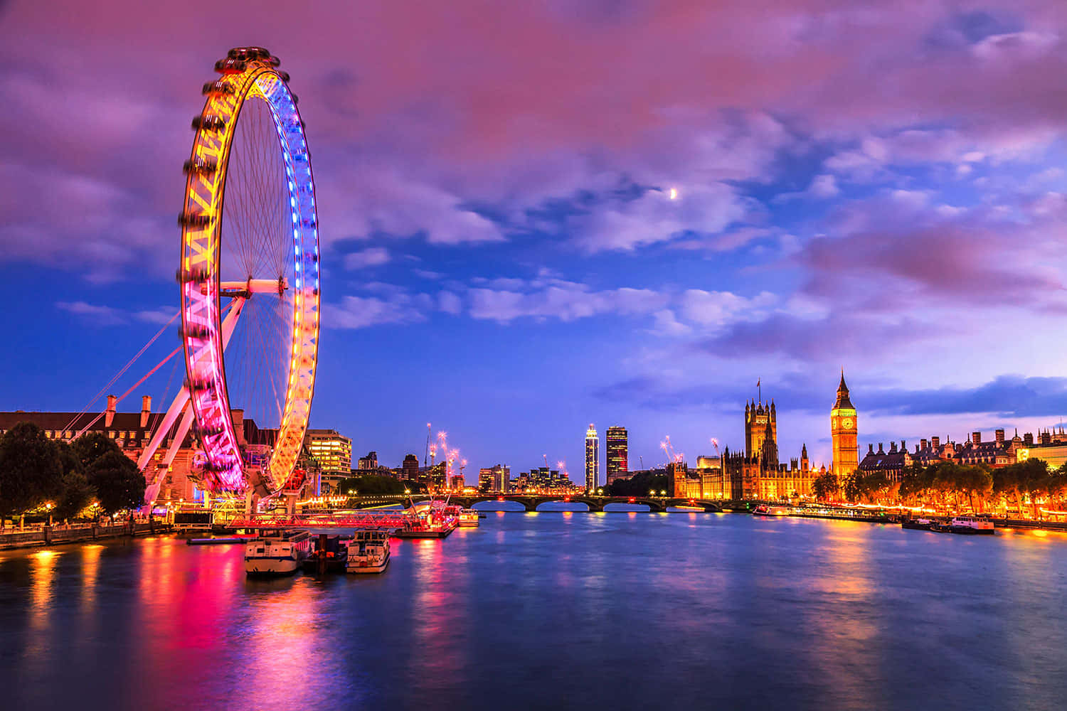 Magnificent London Eye In England Picture