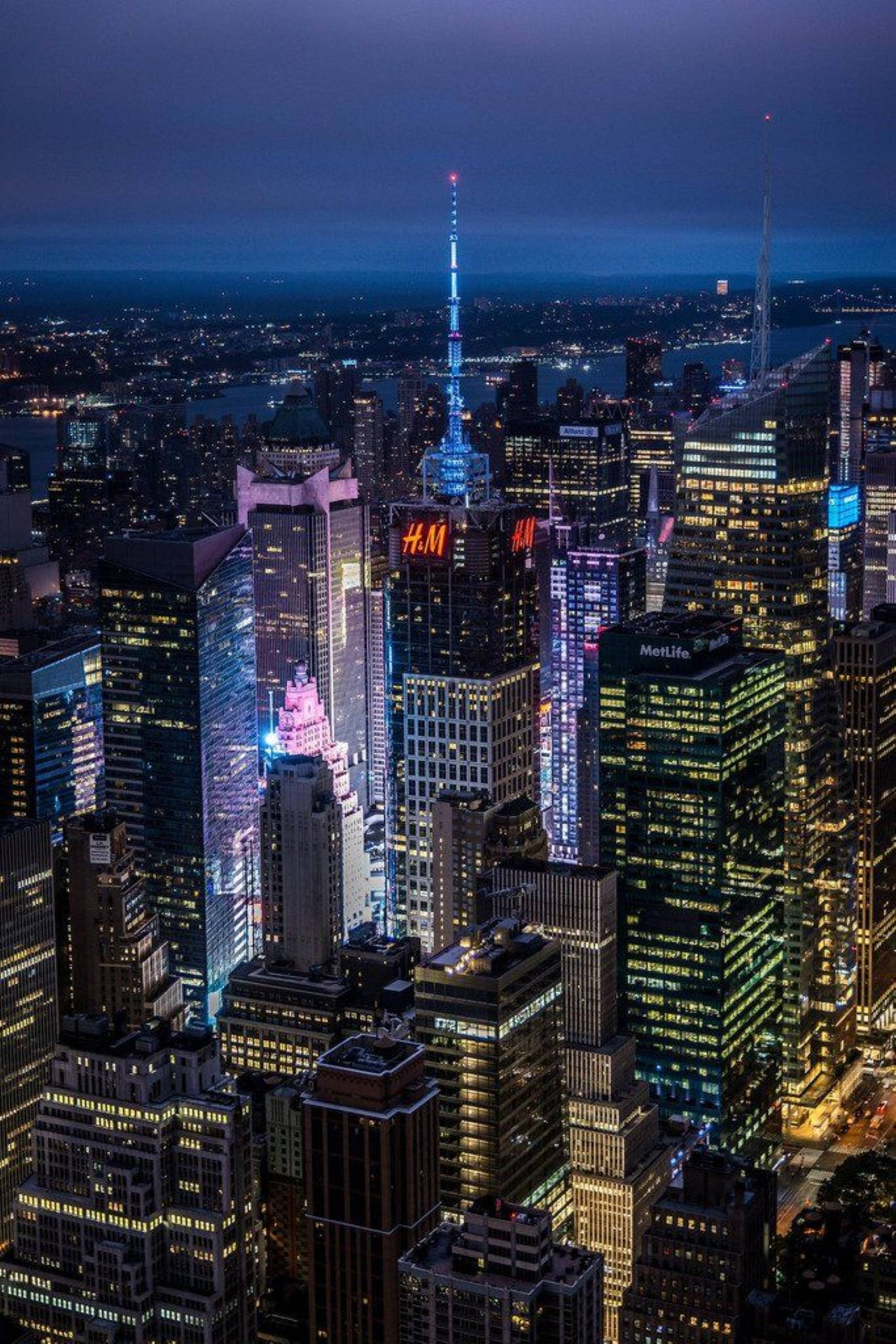 Magnificent Manhattan City Lights Wallpaper