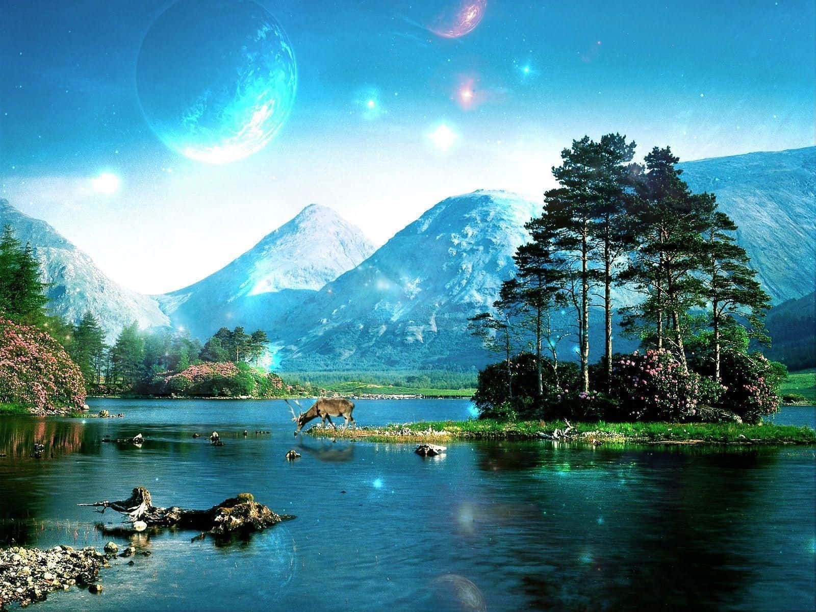 Magnificent Paradise Scenery Wallpaper