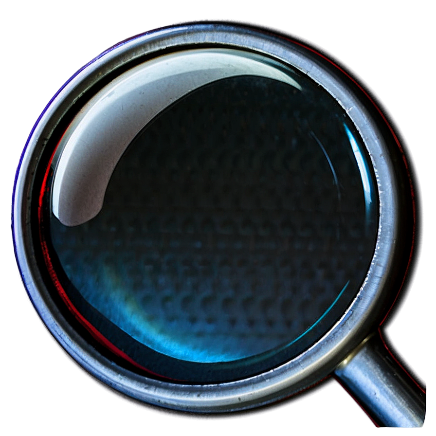 Magnifying Glass And Text Png Dqb PNG