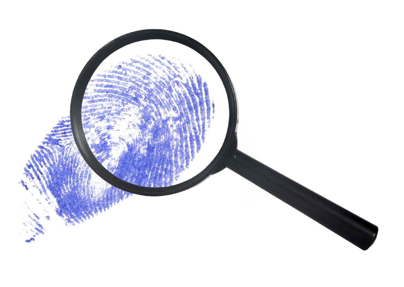 Magnifying Glass Fingerprint Discovery Wallpaper