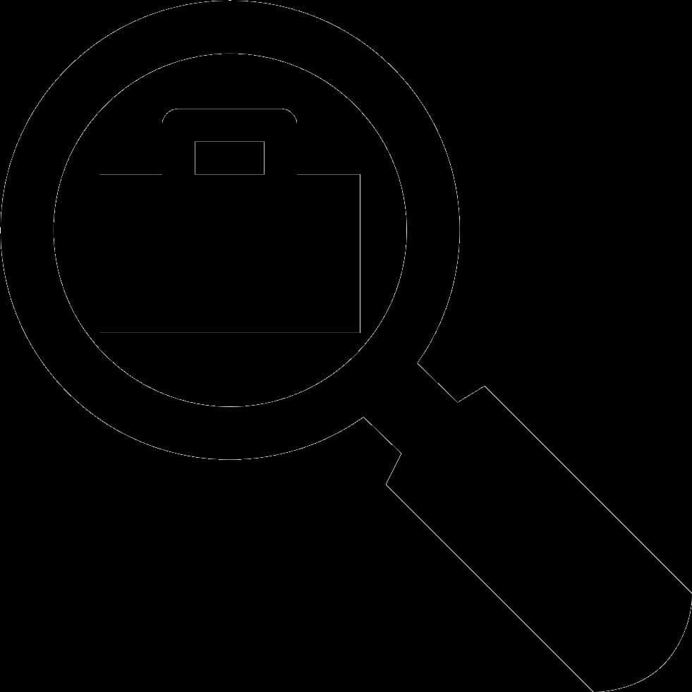 Magnifying Glass Icon Search Graphic PNG