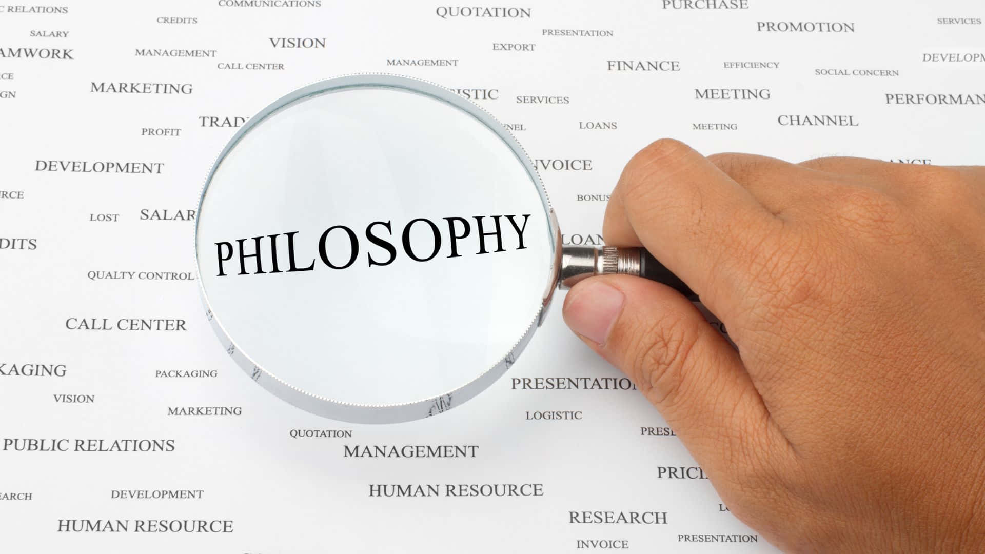 Magnifying_ Glass_ On_ Philosophy_ Word Wallpaper