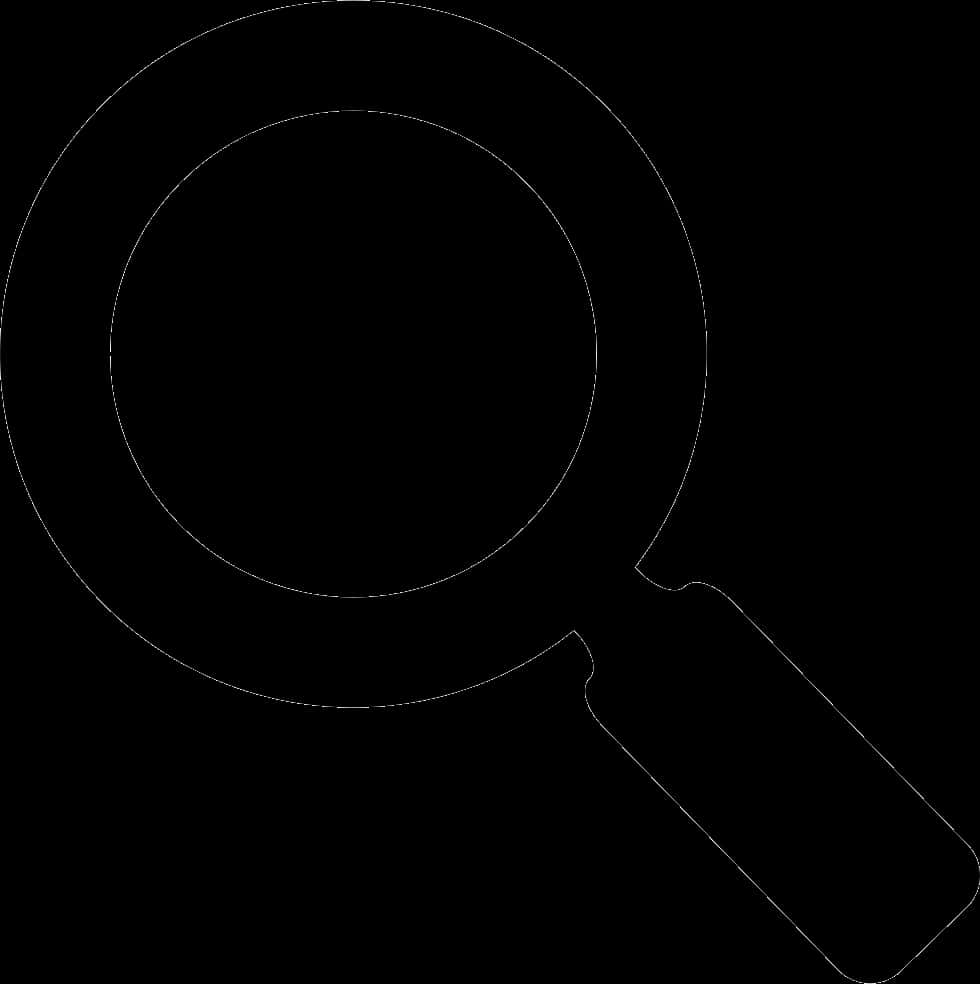 Magnifying Glass Outline PNG