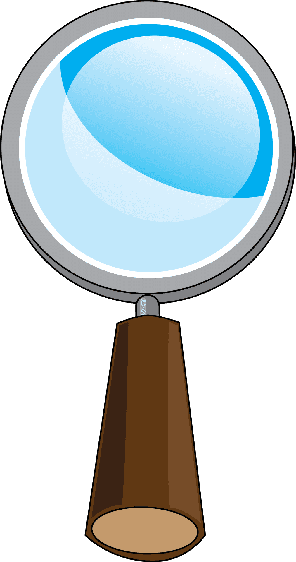 Magnifying Glass Vector Illustration PNG