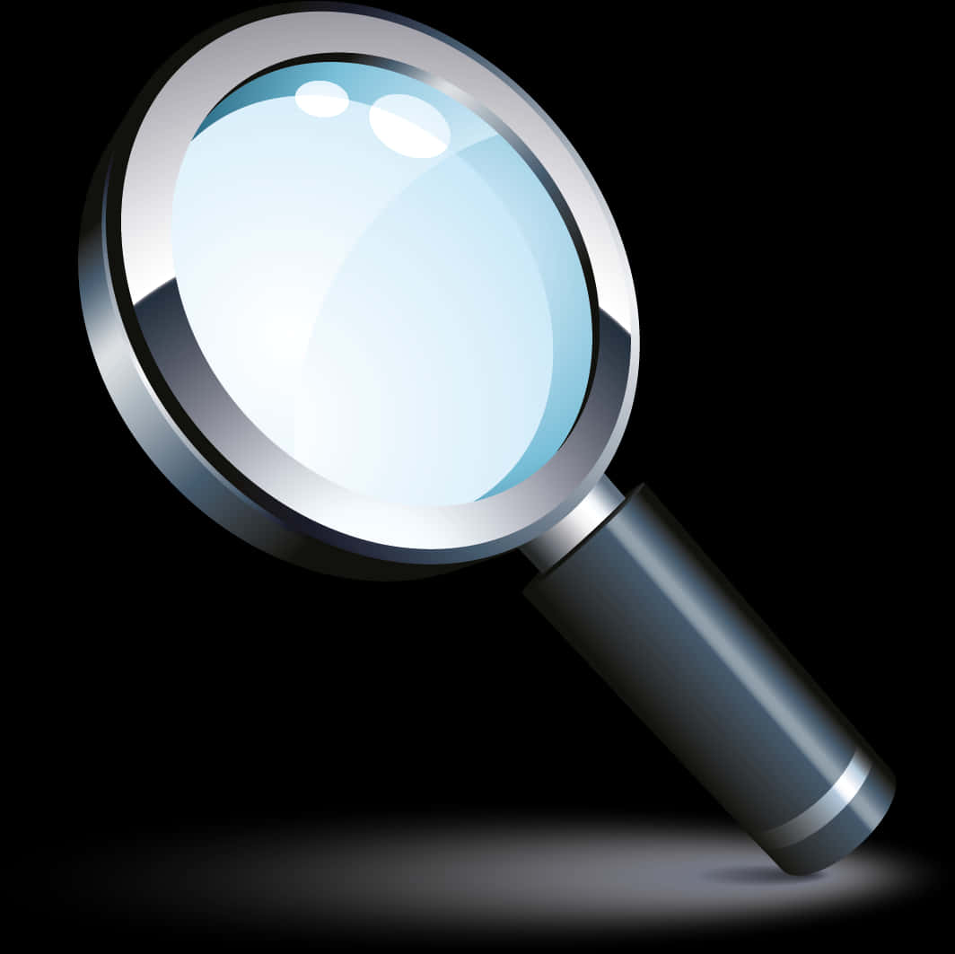 Magnifying Glass Vector Illustration PNG