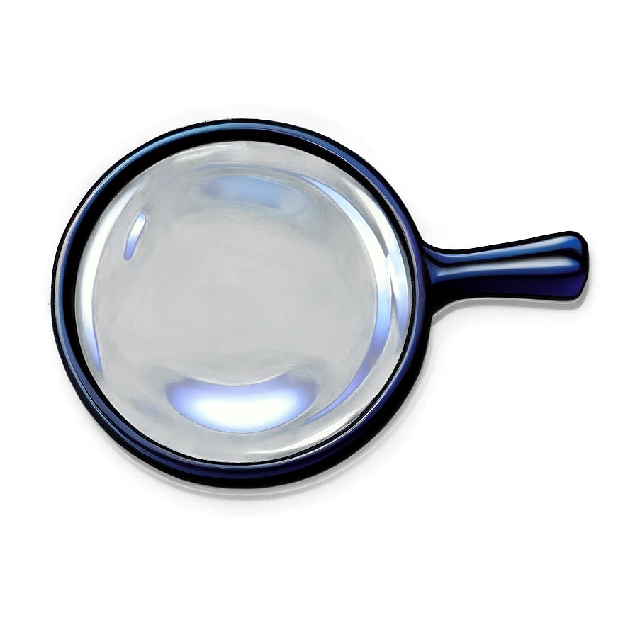 Magnifying Glass With Reflection Png 05042024 PNG