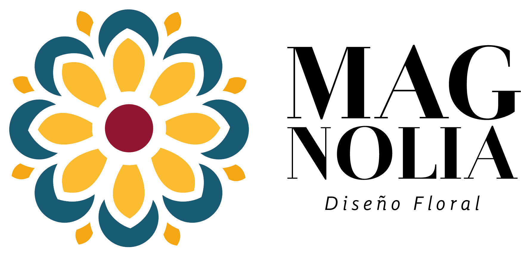Magnolia Floral Design Logo PNG
