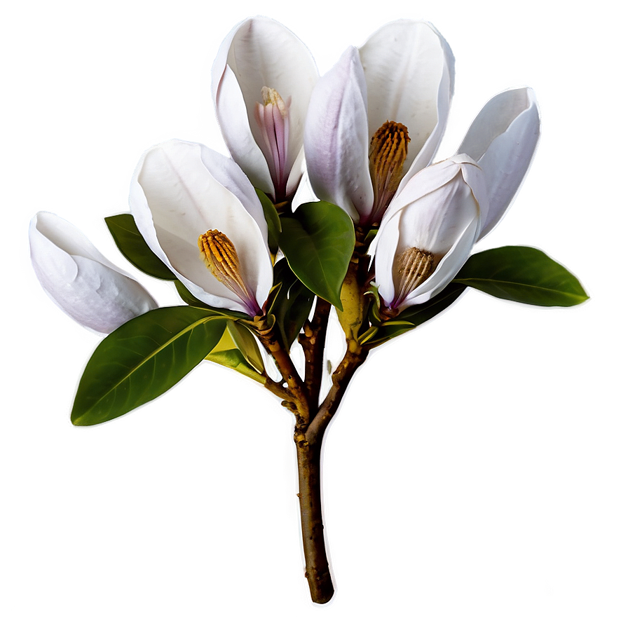 Magnolia Flower Arrangement Png Bmq PNG