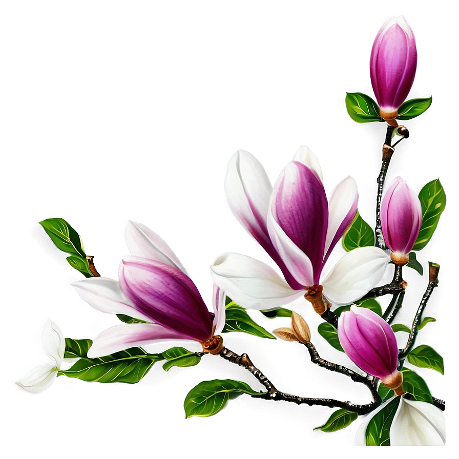 Magnolia Flower Background Png 99 PNG