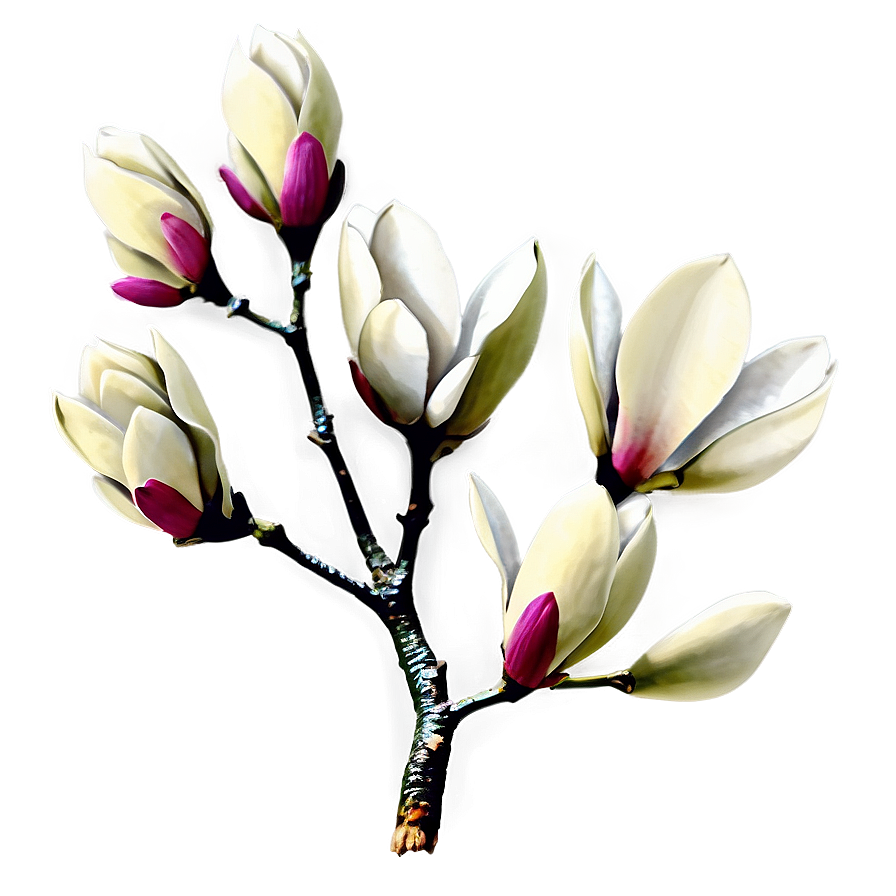 Magnolia Flower Branch Png 64 PNG