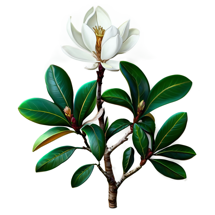 Magnolia Flower Bush Png 29 PNG