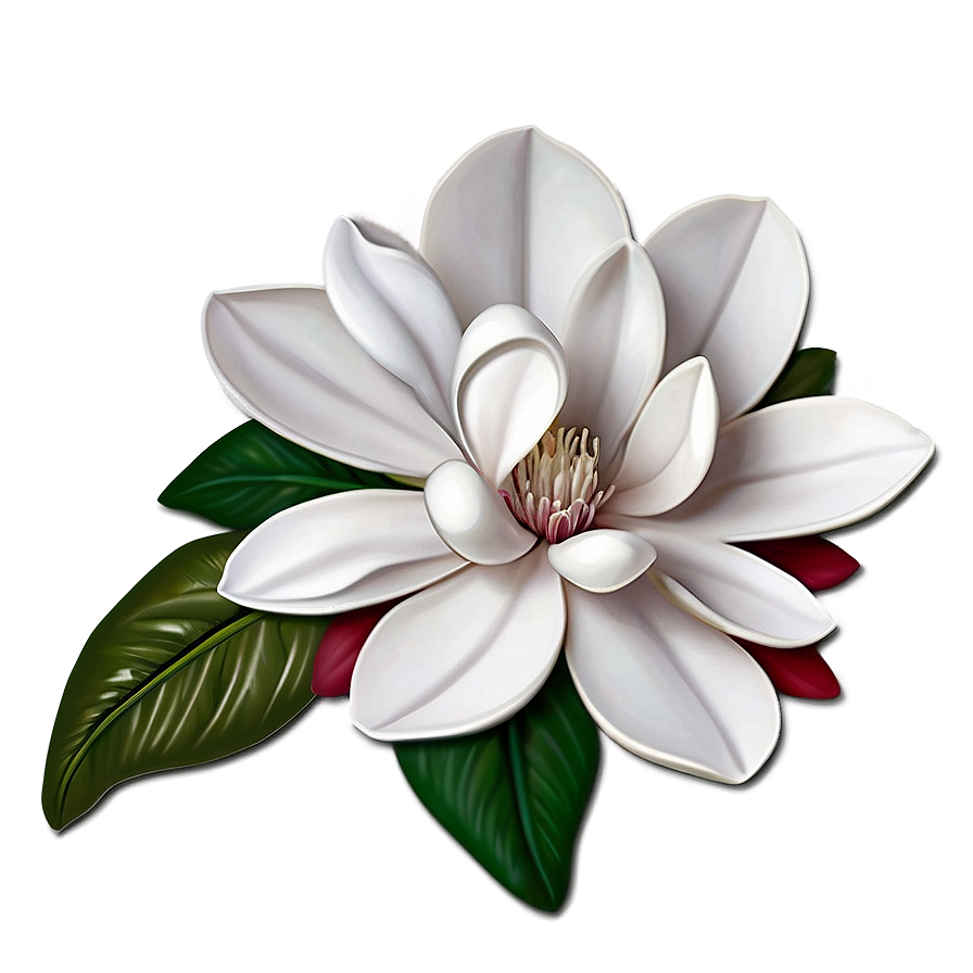 Magnolia Flower Emblem Png 55 PNG