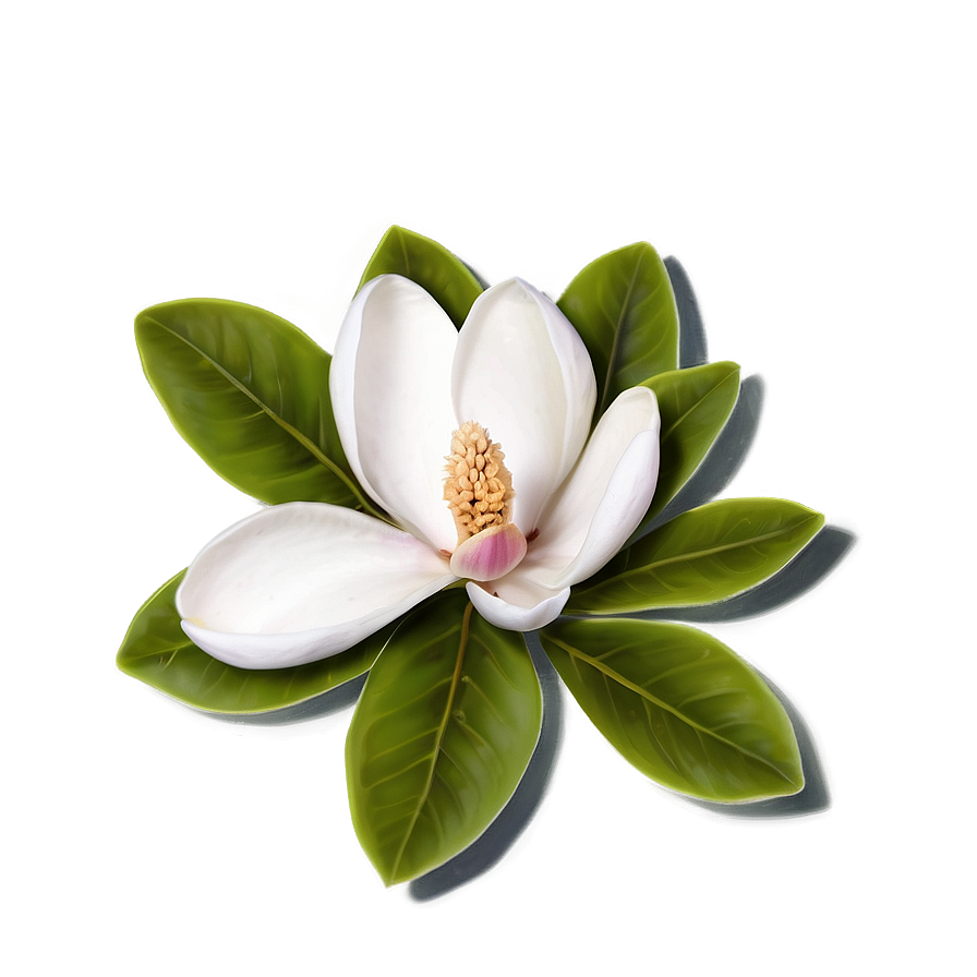 Magnolia Flower Greeting Png 31 PNG