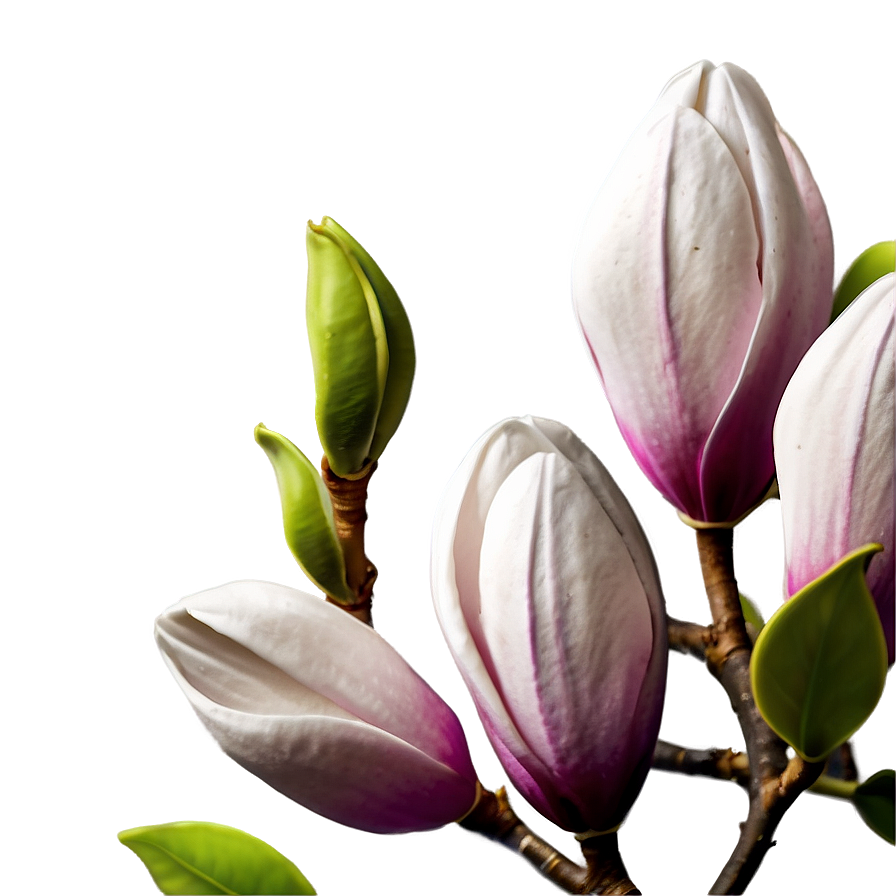 Magnolia Flower Illustration Png 86 PNG