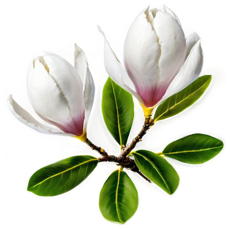 Magnolia Flower Landscape Png Sef52 PNG