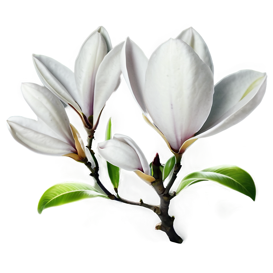 Magnolia Flower Pattern Png Knl96 PNG