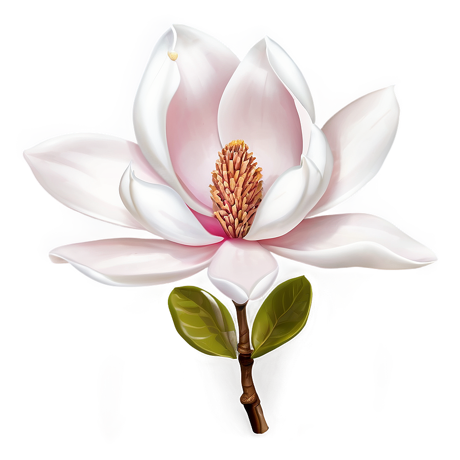 Magnolia Flower Symbol Png Ffa74 PNG