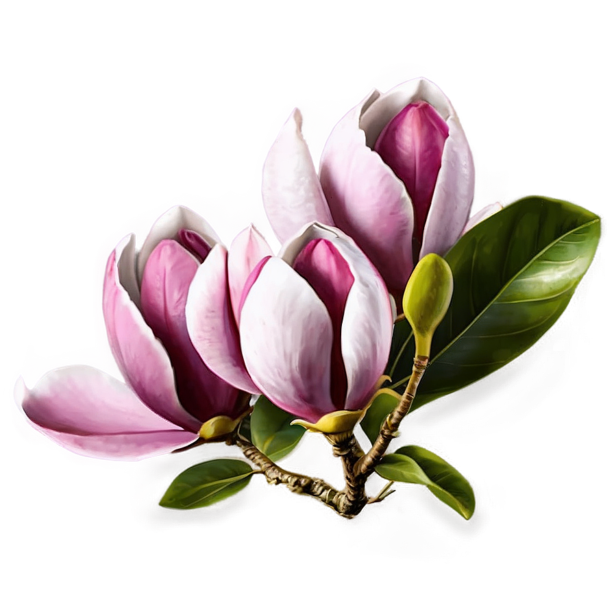 Magnolia Flower Transparent Png Pmj PNG