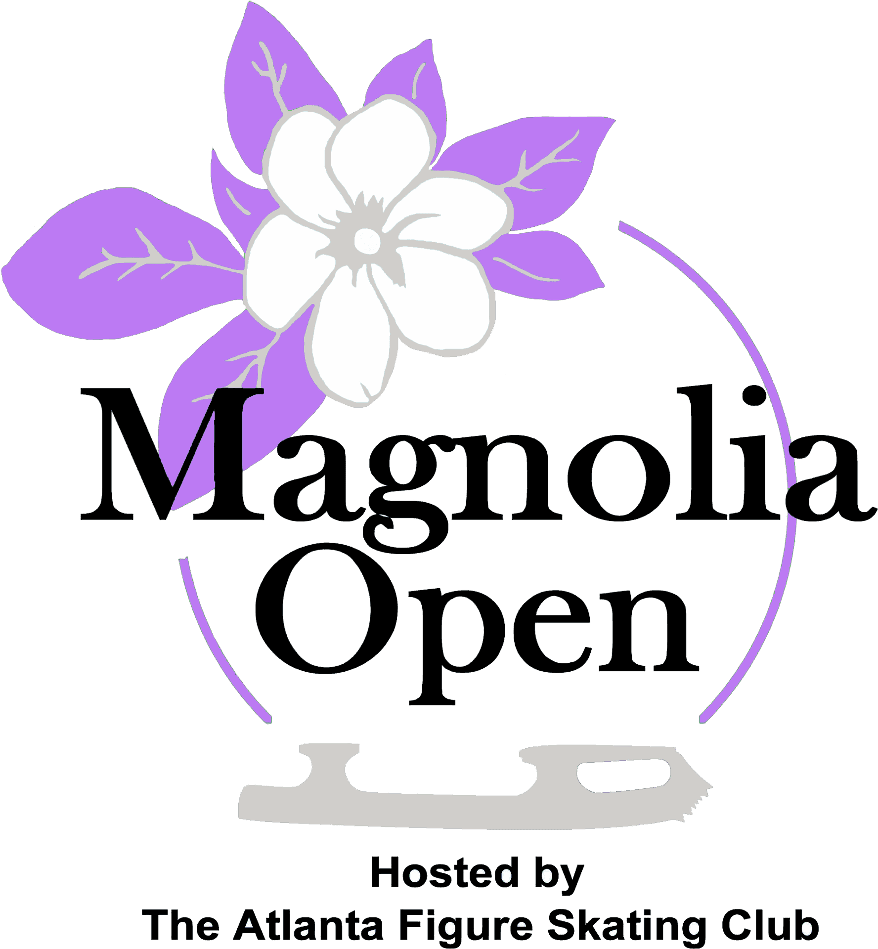 Magnolia Open Figure Skating Event Logo PNG