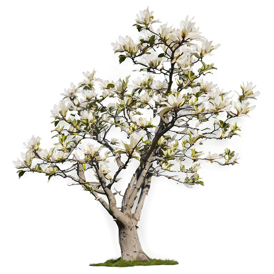 Magnolia Tree In Wind Png 06212024 PNG