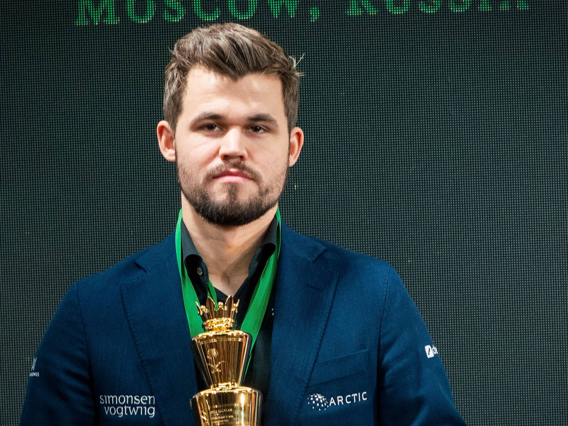 Trofeo D'oro Magnus Carlsen Sfondo