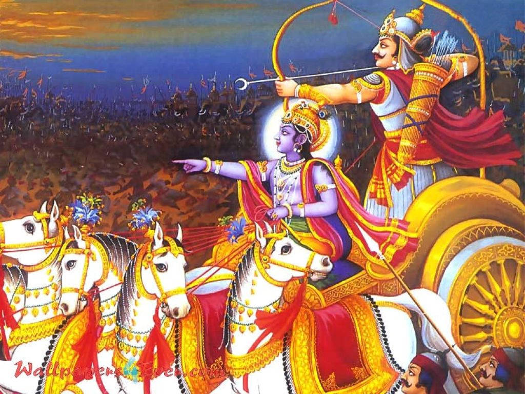 Mahabharat Krishna War Wallpaper