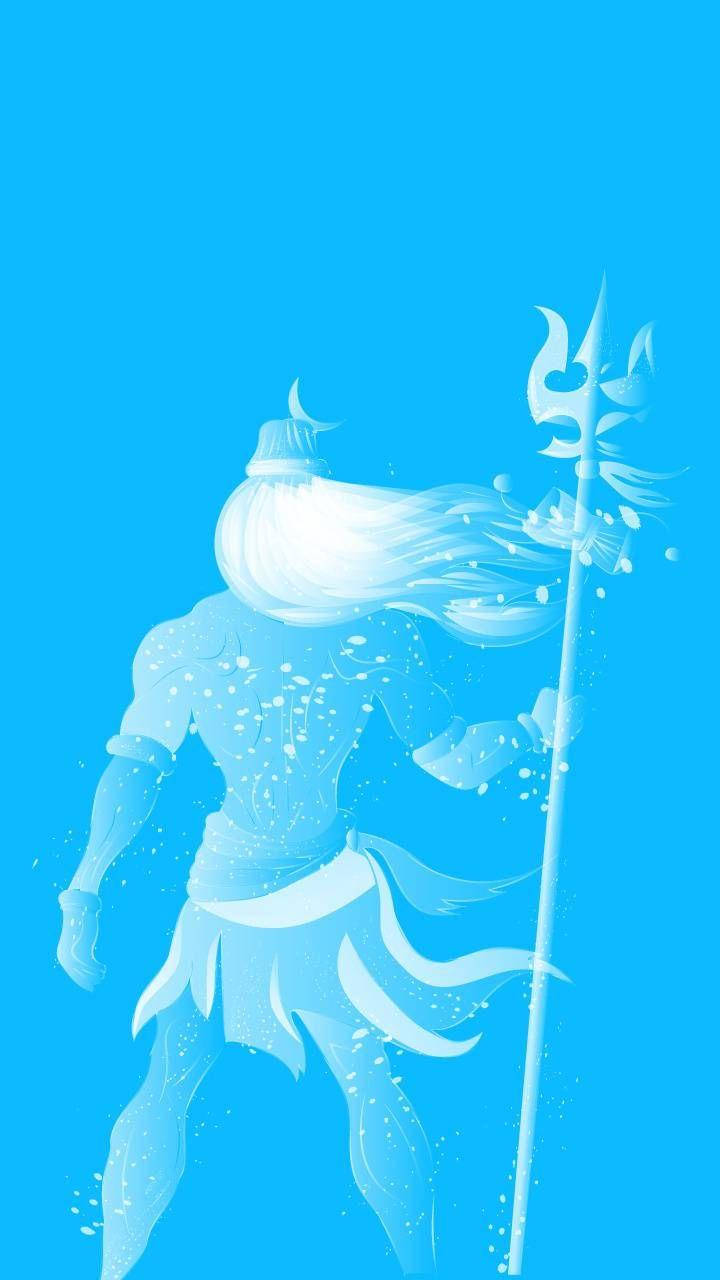 Download Mahadev Blue Digital Art Wallpaper 