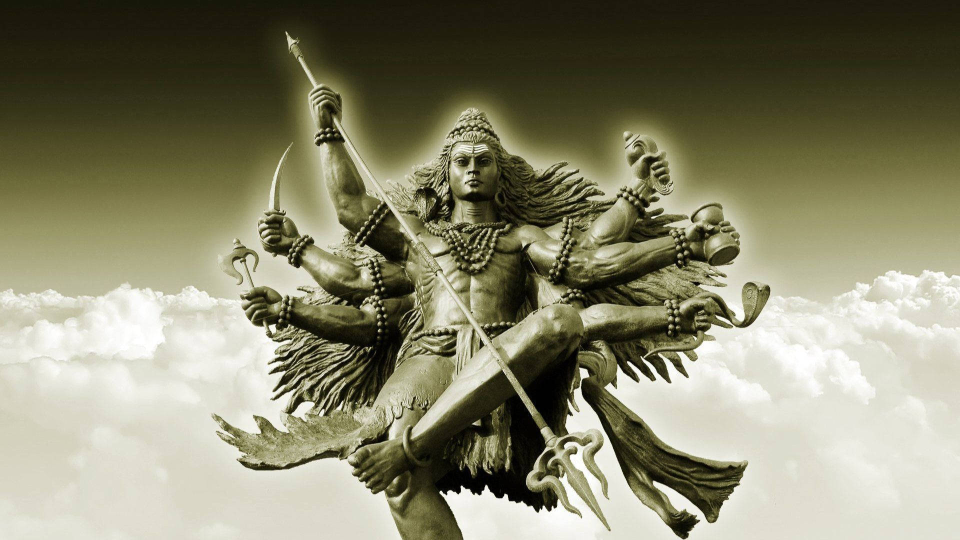 Mahakal Angry Statue Wallpaper