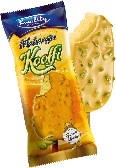 Maharaja Kulfi Ice Cream Packaging PNG