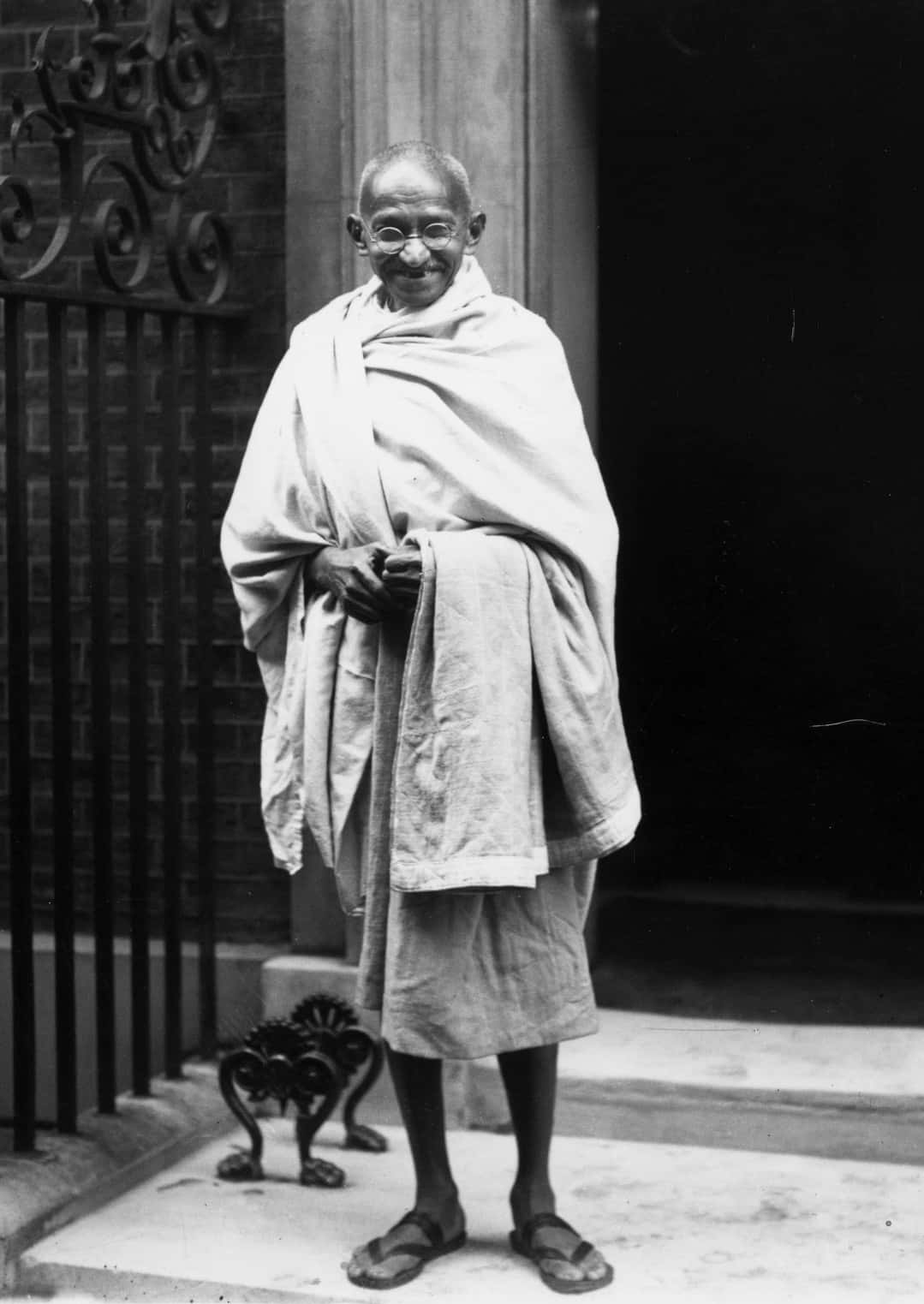Mahatma Gandhi stands for peace and justice