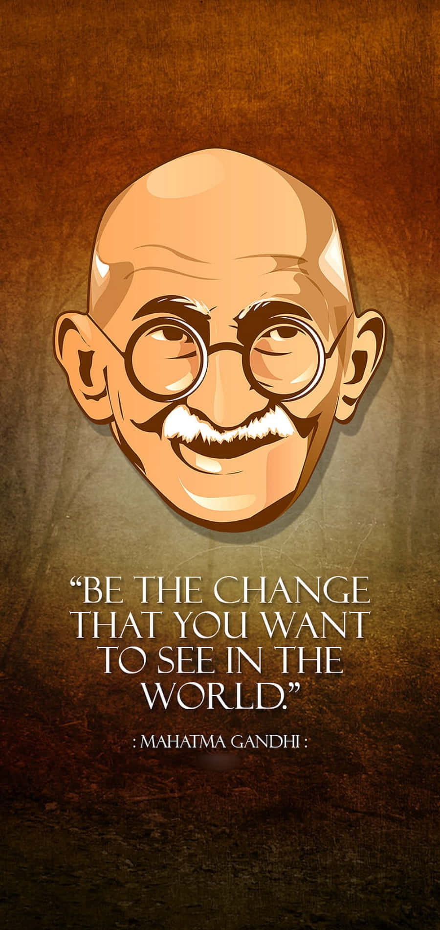 Inspirerendelederskab Af Mahatma Gandhi.