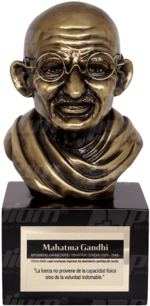 Mahatma Gandhi Bust Sculpture PNG