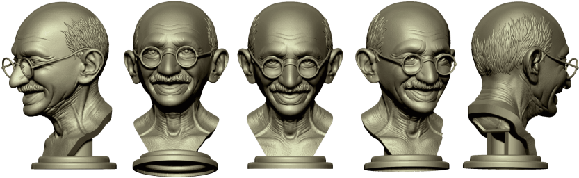 Mahatma Gandhi Bustsin Sequence PNG