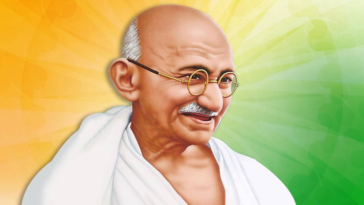 Mahatma Gandhi Digital Portrait
