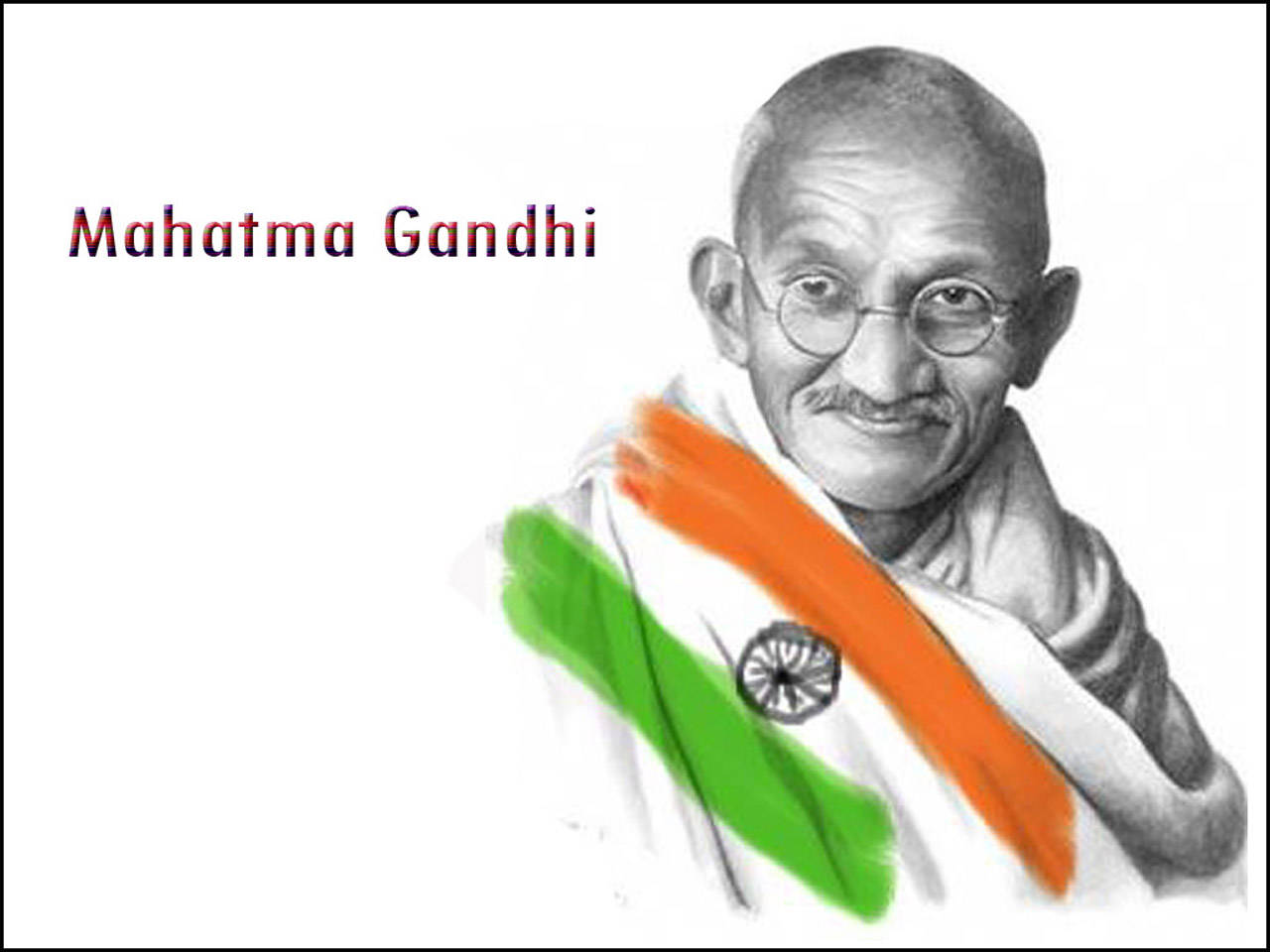 Mahatma Gandhi Indian Flag Outfit