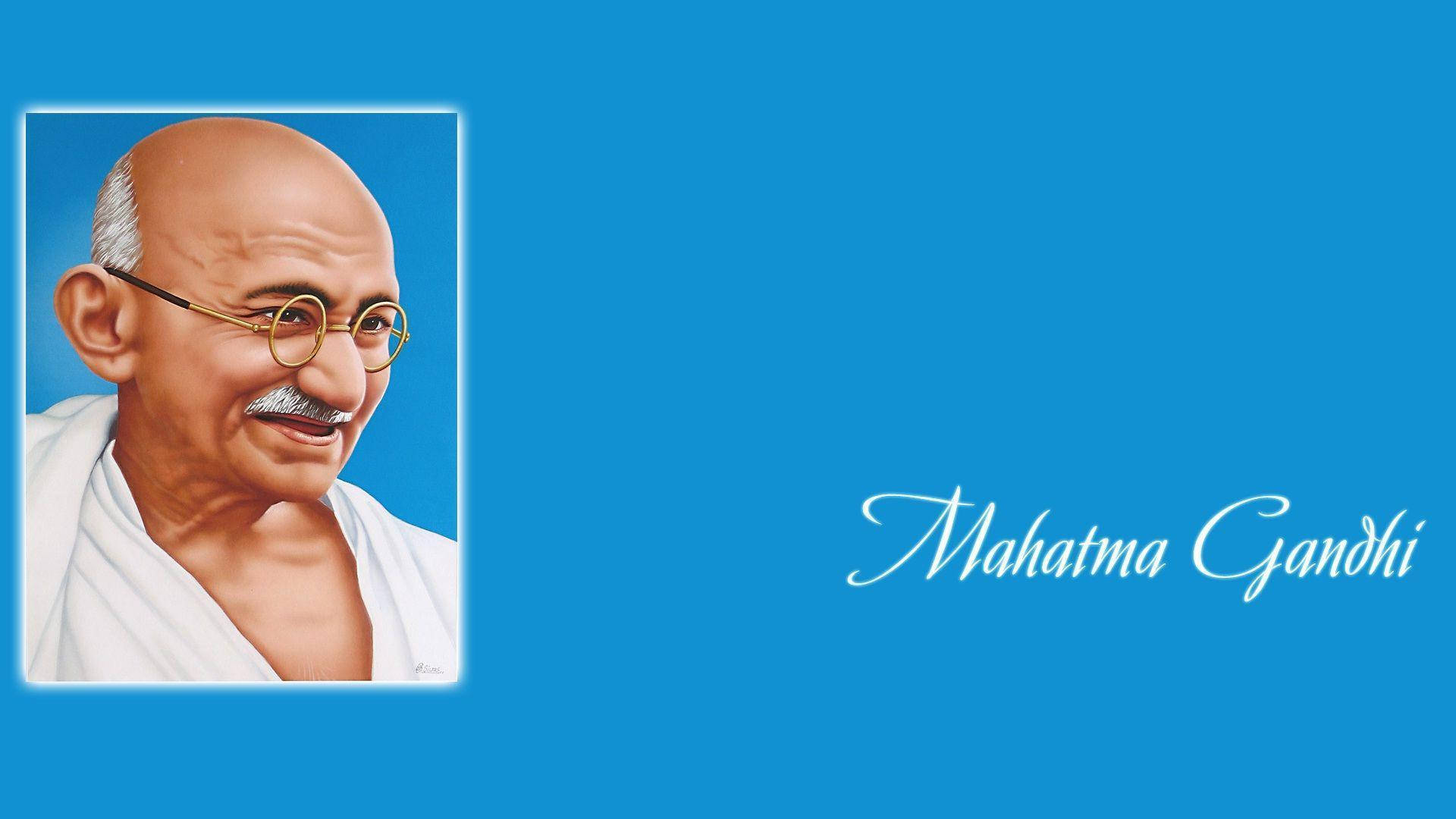 Mahatma Gandhi Minimalist Portrait