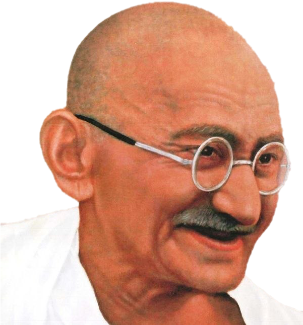 Mahatma Gandhi Portrait PNG