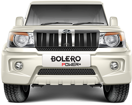 Mahindra Bolero Power Plus Front View PNG