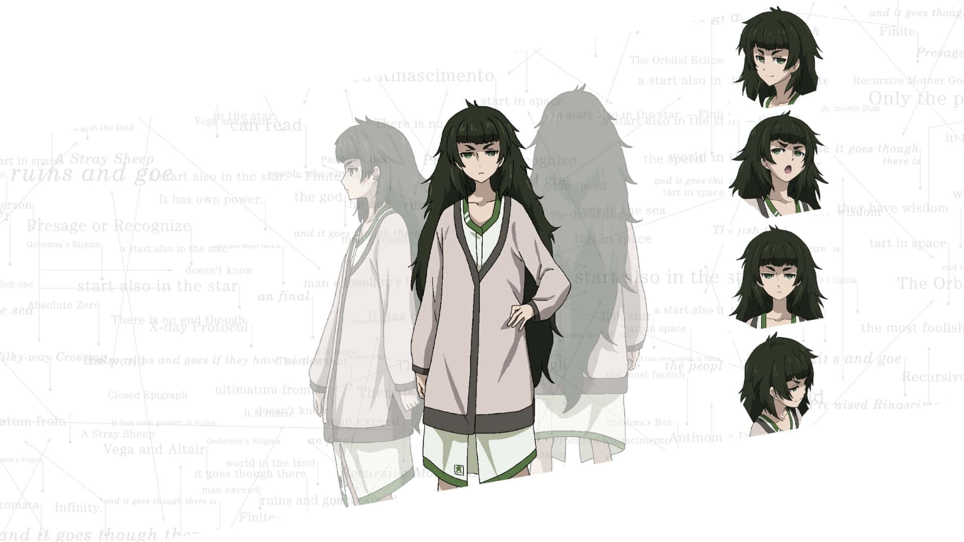 Mahohiyajo - Personaje De Steins;gate 0. Fondo de pantalla