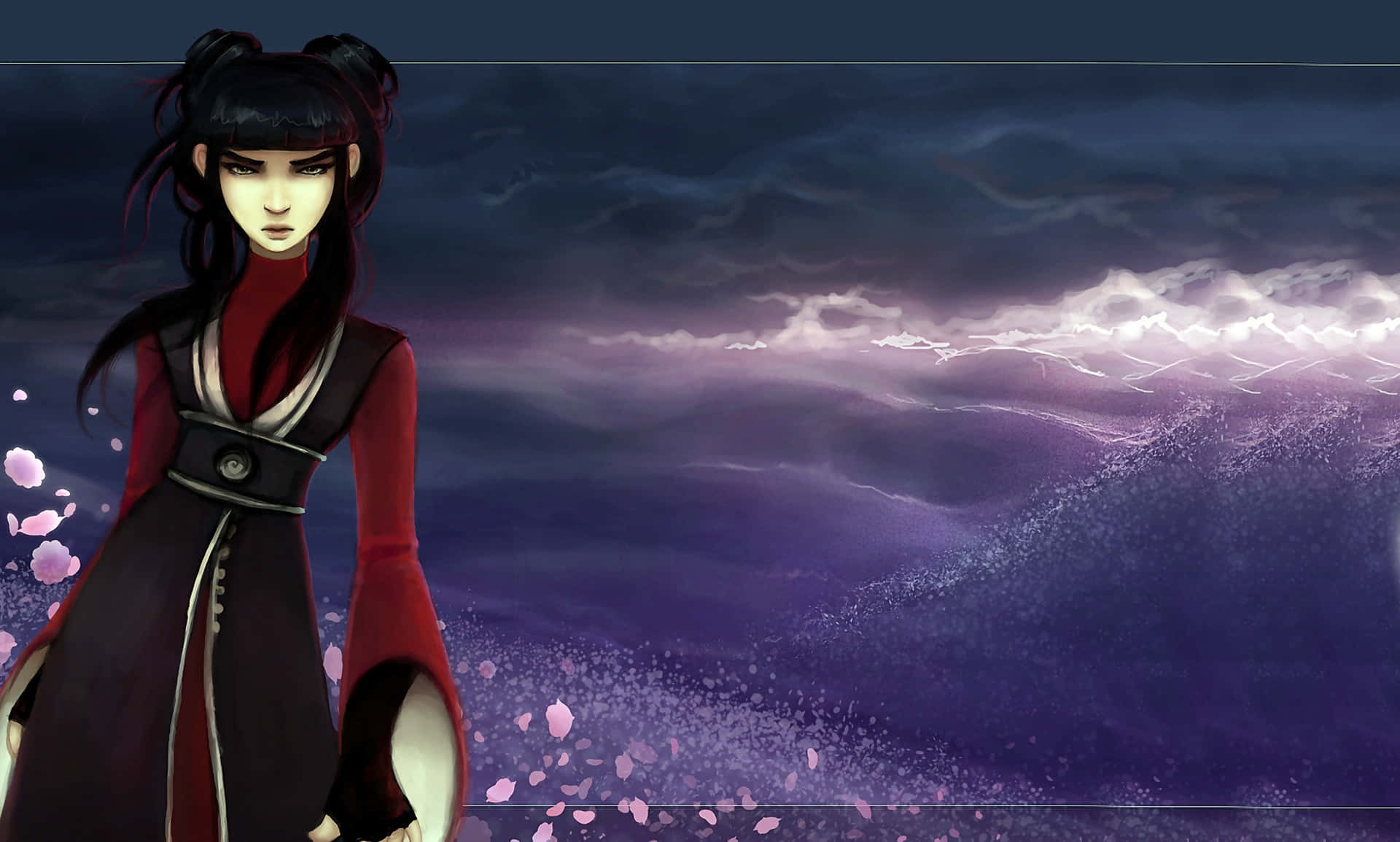 Mai Of The Fire Nation In Avatar: The Last Airbender Wallpaper