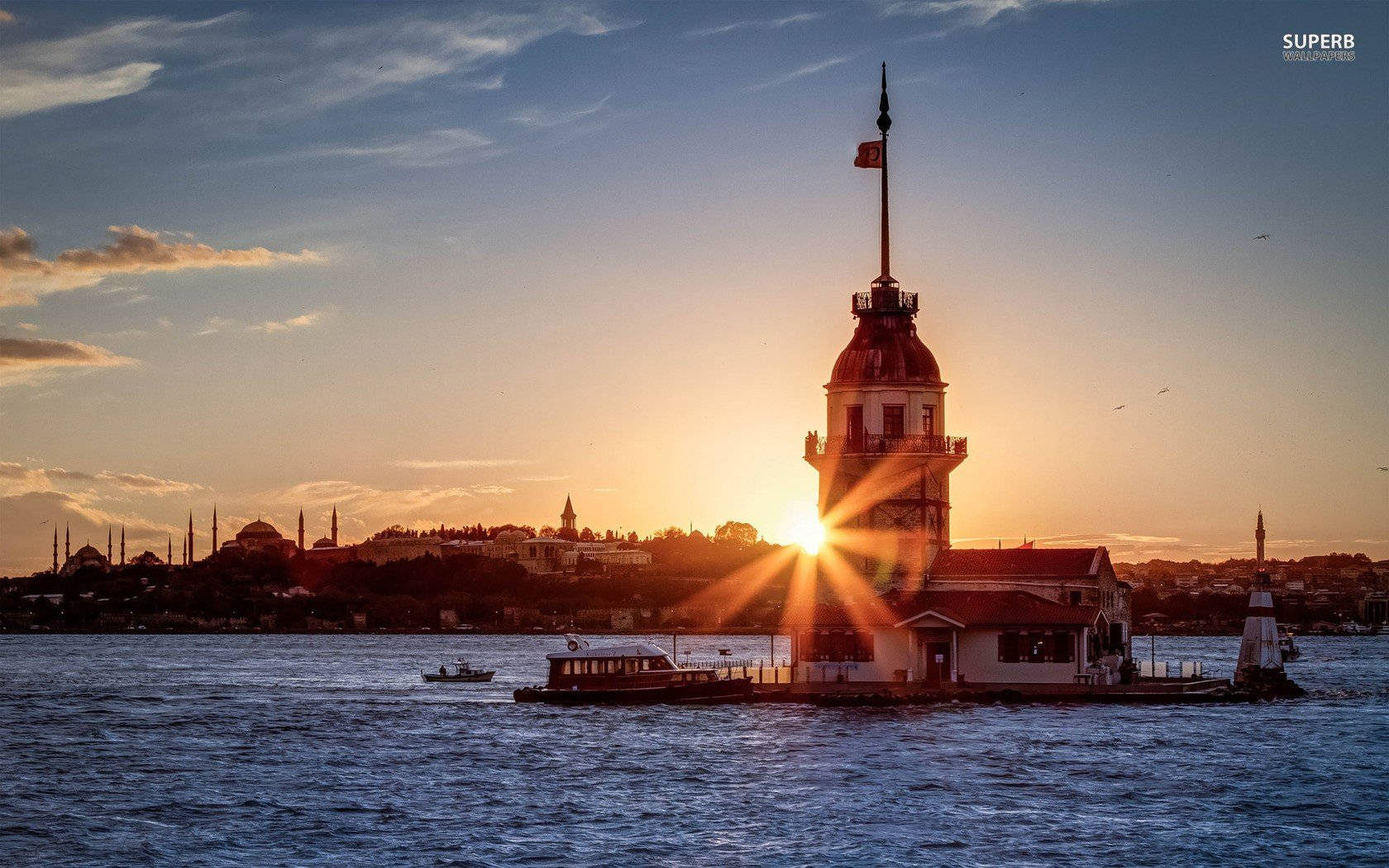 Maiden's Tower In Istanbul