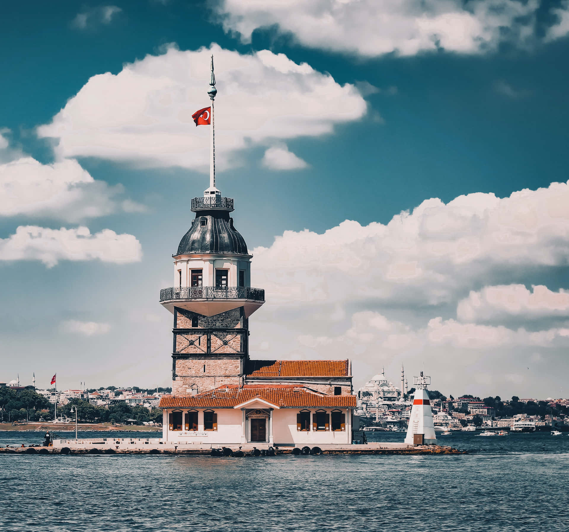 Maiden Tower Istanbul Turkey Wallpaper