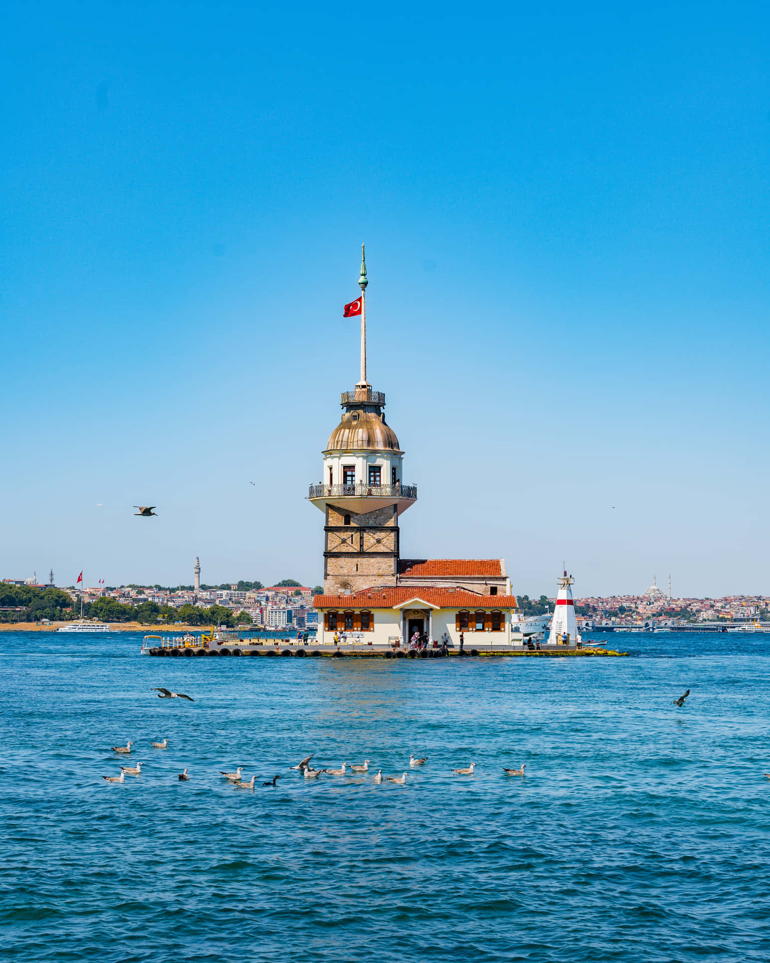 Maiden Tower Istanbul Turkey Wallpaper