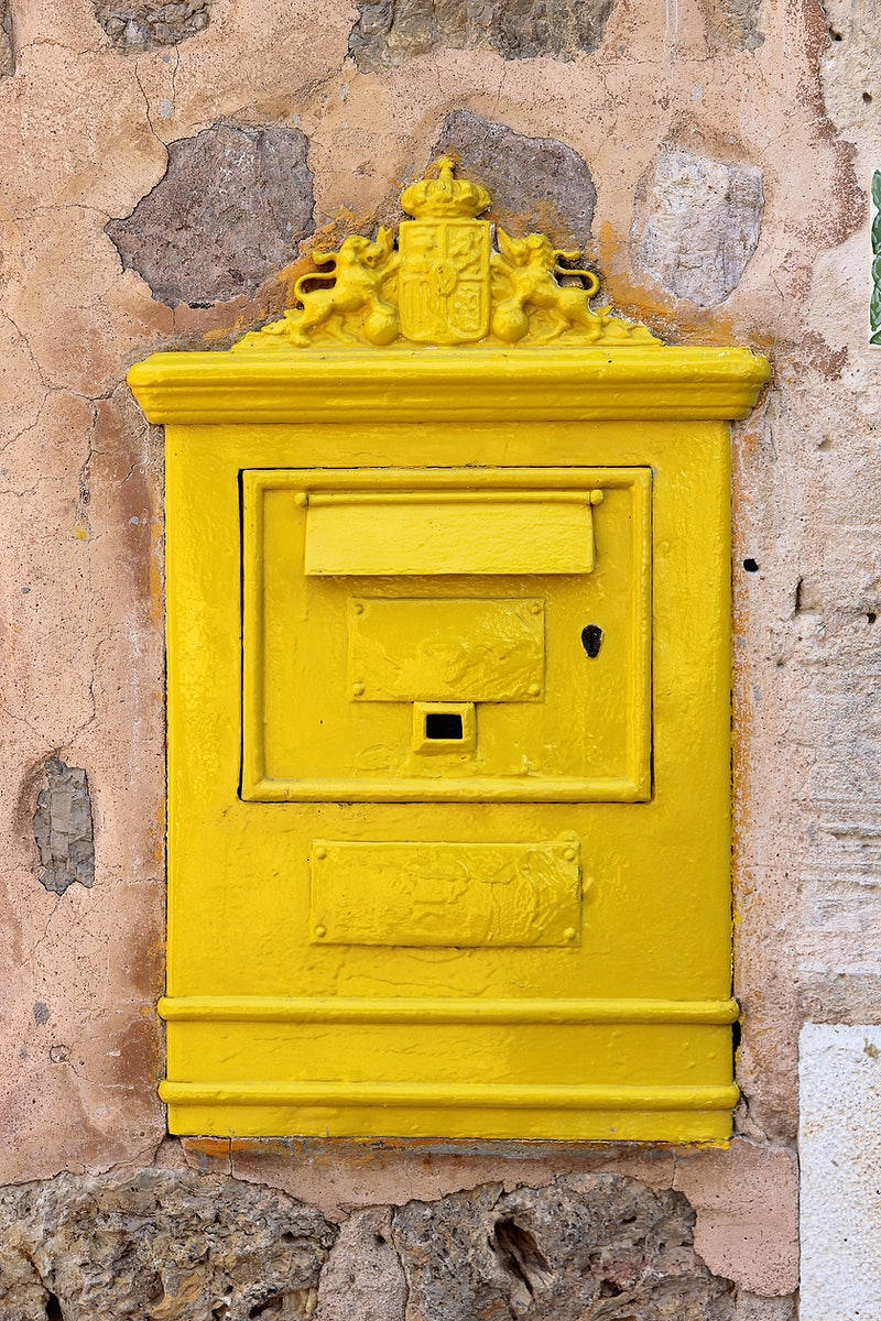 Email Prachtvoller Gelber Briefkasten Wallpaper
