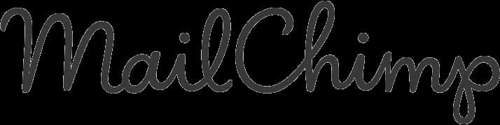 Mailchimp Logo Black PNG